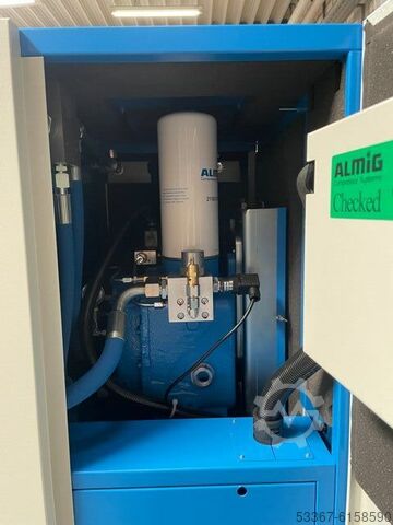 11 kW screw compressor dryer tank ALMIG BELT XP-RD 11 / 270 (10 bar)
