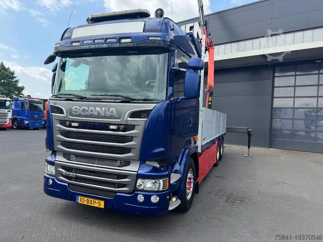 Crane truck Scania R730 R 730 V8 6x2 Palfinger PK 18502-SH E