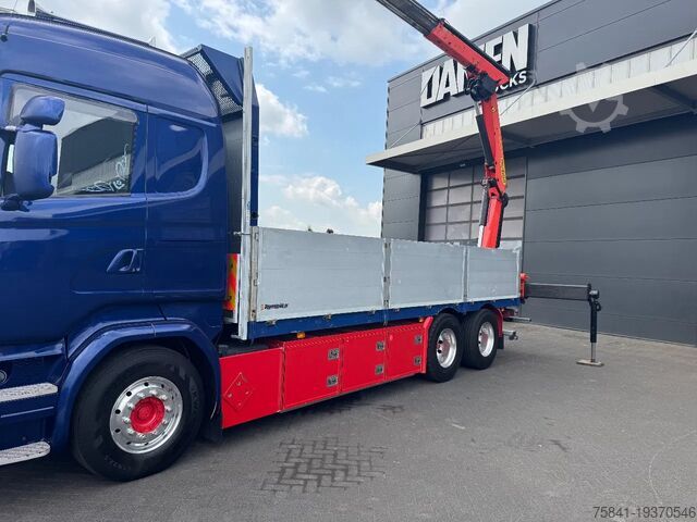 Crane truck Scania R730 R 730 V8 6x2 Palfinger PK 18502-SH E