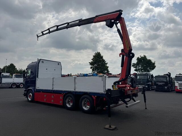 Crane truck Scania R730 R 730 V8 6x2 Palfinger PK 18502-SH E
