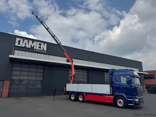 Crane truck Scania R730 R 730 V8 6x2 Palfinger PK 18502-SH E