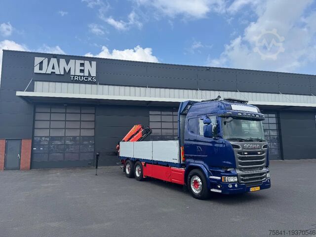 Crane truck Scania R730 R 730 V8 6x2 Palfinger PK 18502-SH E