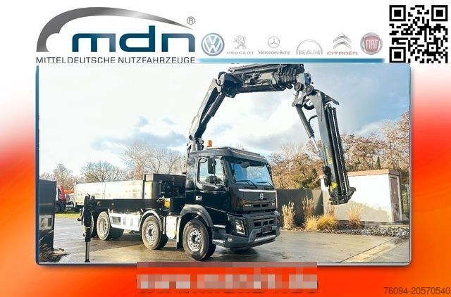 LKW mit Pritsche (offen) VOLVO FMX 420 8x4 Montagekran 29m + JIB+Seilwinde