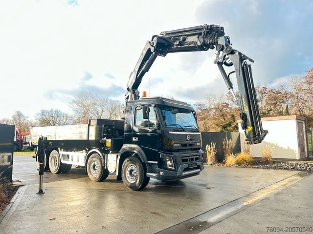 LKW mit Pritsche (offen) VOLVO FMX 420 8x4 Montagekran 29m + JIB+Seilwinde