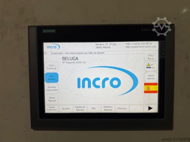 Evaporator system Incro Beluga