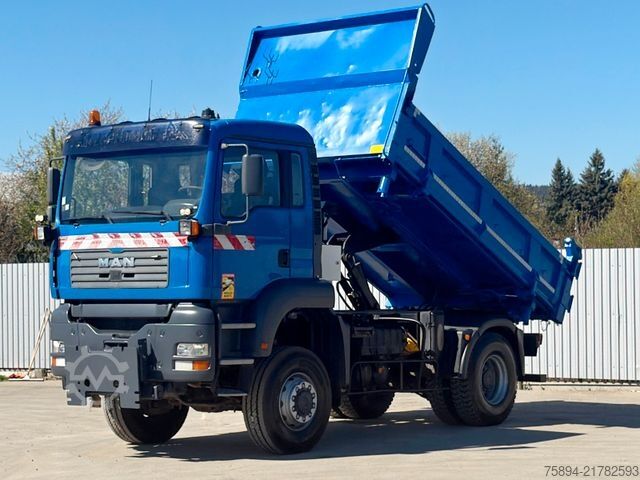 Tipper truck MAN TGA 18.410 * Kipper 4,10 m * 4x4 * TOPZUSTAND