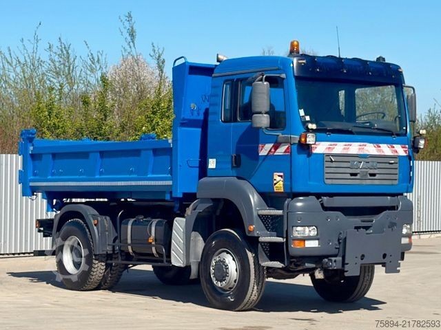 Tipper truck MAN TGA 18.410 * Kipper 4,10 m * 4x4 * TOPZUSTAND