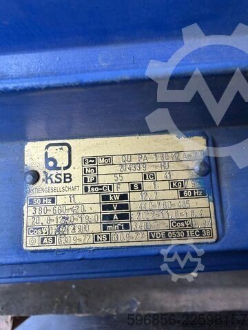 Water pump KSB ETABLOC-GN 65-160/1102,21 Pompa odśr KSB ETABLOC-GN 65-160/1102,21 Pompa odśr