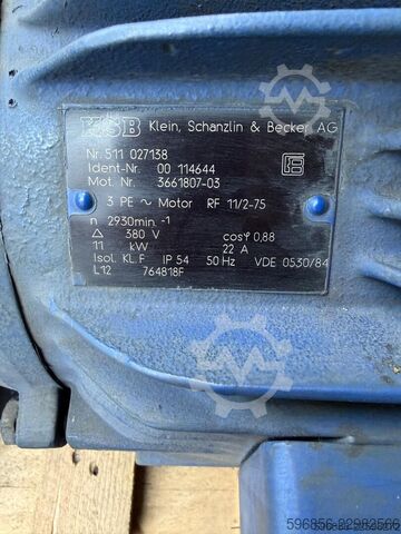 Water pump KSB ETABLOC-G 50-160/1102 G4 Pompa odśro KSB ETABLOC-G 50-160/1102 G4 Pompa odśro