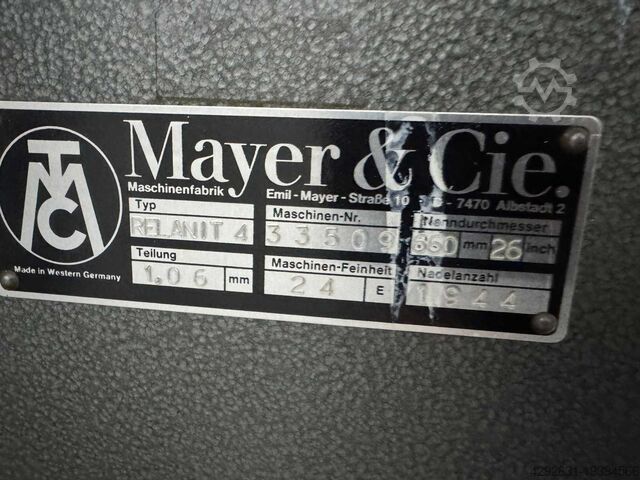 Knitting machine Mayer & Cie. rondbreimachine