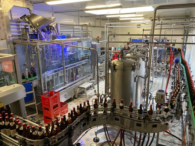 Beer filling line 8.000 bph RICO, ICS, SYSCONA