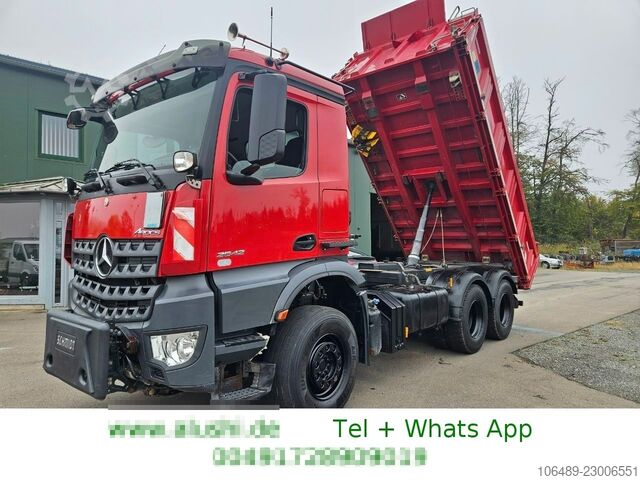 Dreiseitenkipper LKW MERCEDES-BENZ 2642 K 6x4 Blatt/Blatt Meiller