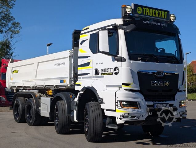 Dreiseitenkipper LKW MAN TGS 35.520 8x4, 1 Liege, MEILLER Bordmatic,MIETE