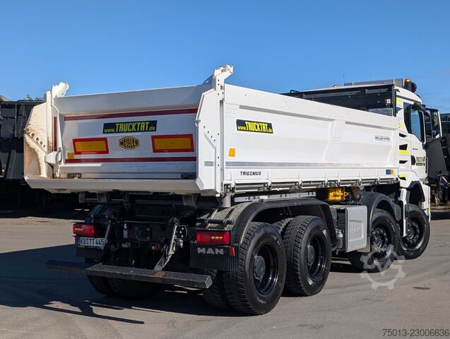 Dreiseitenkipper LKW MAN TGS 35.520 8x4, 1 Liege, MEILLER Bordmatic,MIETE
