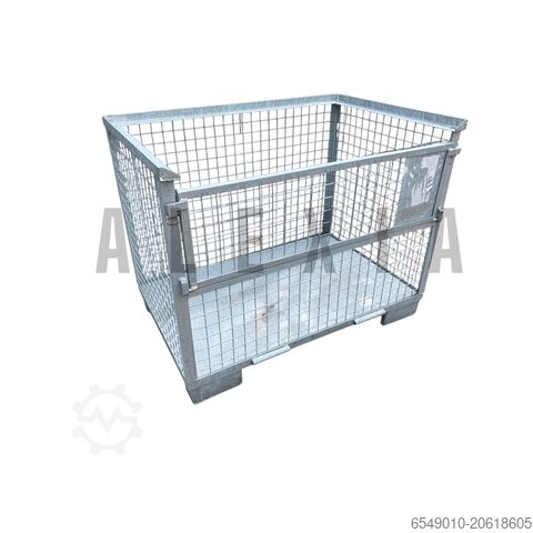 Slatted pallet Gitterbox Verzinkt/Galvanized