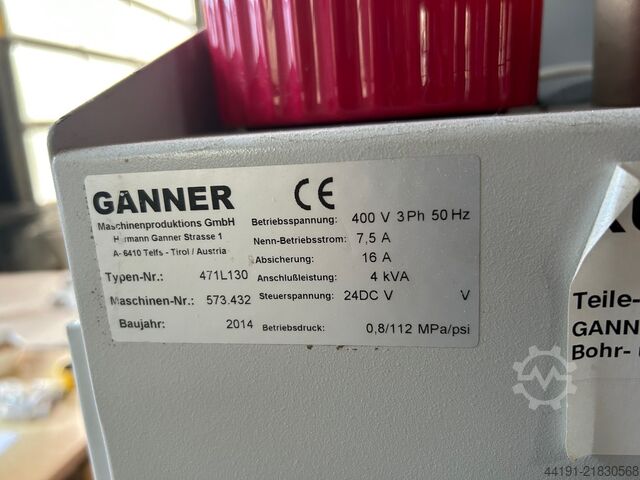 Dowel drilling and inserting machine Ganner Index Logic Ganner Index Logic 130 Typ 471L130
