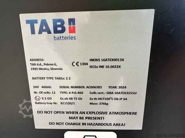 D 1216 ASM - Atex EX 2G / Zone 1 !! NEW battery !! SICHELSCHMIDT D 1216 ASM - Atex EX 2G / Zone 1  !! NEW battery !!