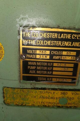 Universal lathe Colchester Mastiff 1400