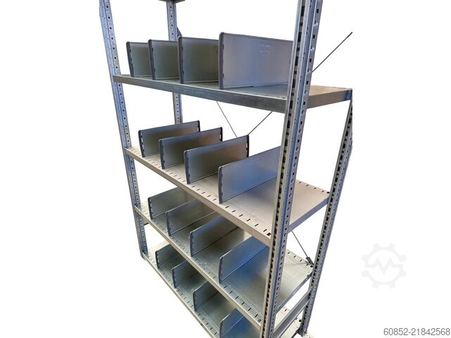 Modular shelf 1,30m SSI Schäfer R3000 Fachbodenregal inkl. 20 Fachtrenner , 250 x 50 cm