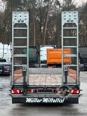 Tieflader Anhänger MÜLLER-MITTELTAL TA 14,4 Tieflader Tandem Zwillingsbereift