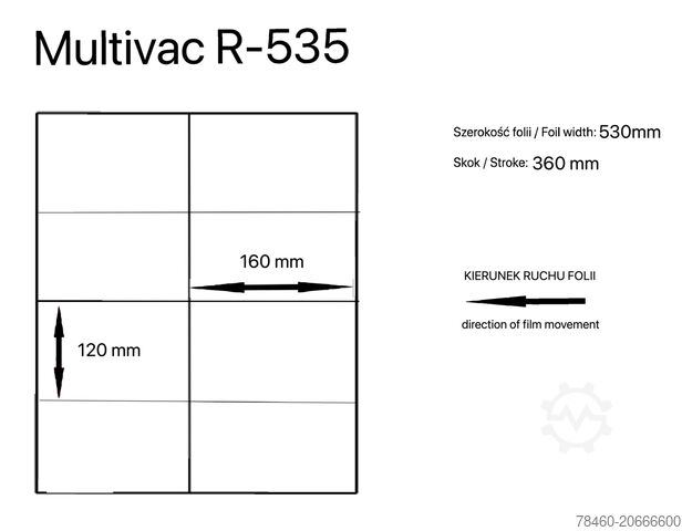 Verpackungsmaschine MULTIVAC R-535