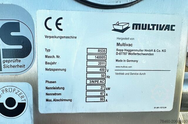 Verpackungsmaschine MULTIVAC R-535