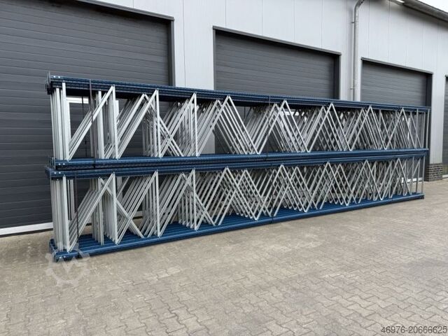 High-bay warehouse pallet racking system Polypal Stockpal / Regallänge: 16,80 lfm St.:8.000x1.100mm / Tr.: 2.700mm