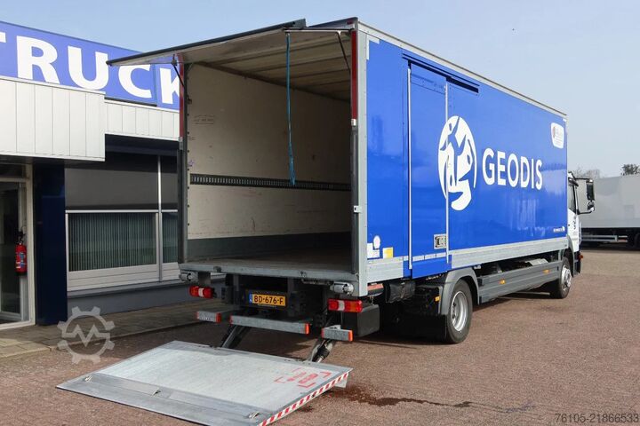 Box body Mercedes-Benz Atego 1218 1218 L Bak+Klep Dhollandia 1500 kg