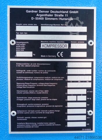 Screw compressor L55 CompAir L55