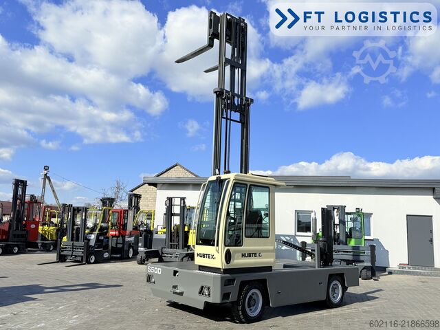 Side loader forklift Hubtex S50D TRIPLEX 6300 FREE-LIFT PLATFORM1600