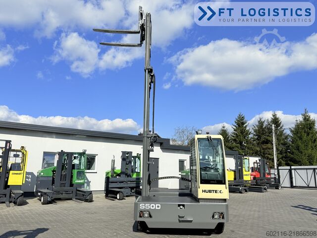 Side loader forklift Hubtex S50D TRIPLEX 6300 FREE-LIFT PLATFORM1600