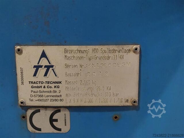 Drilling machine Tracto-Technik Grundodrill 4X