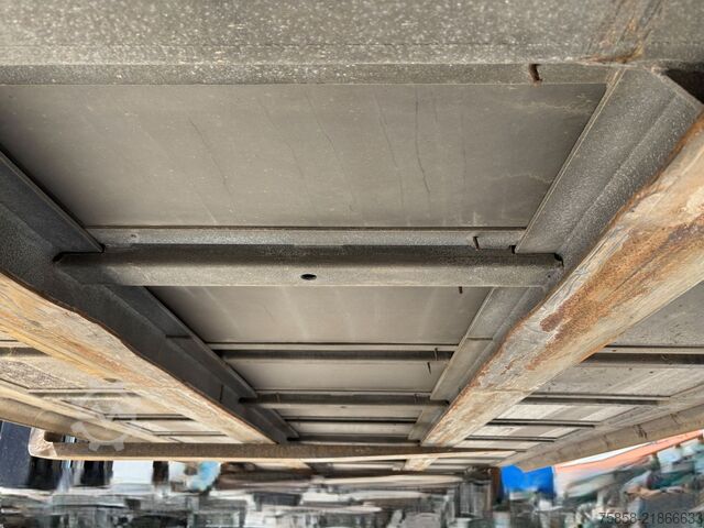 Swap body with flatbed & tarp Wecon Jumbo Verzinkt 3m Innen Hubdach