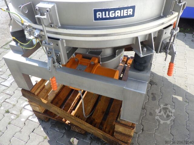 1200 mm Edelstahl Vibrationssieb Allgaier Process Technology ALLGAIER WERKE D1200