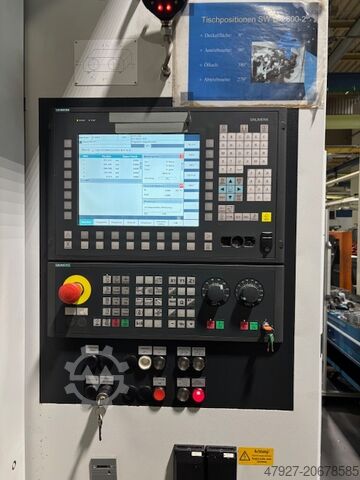 Horizontal-Bearbeitungszentrum SW Schwäbische Werkzeugmaschinen GmbH BA 600 2-CNC, 2-spindlig