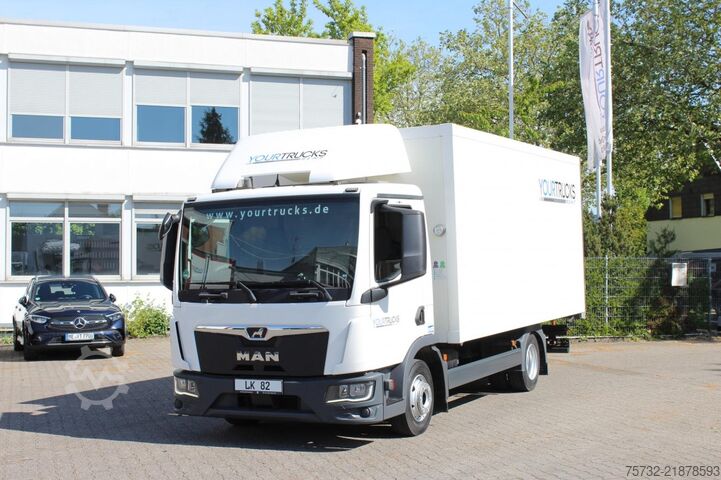 Refrigerator body van MAN TGL 7.160 Kühlkoffer 5m Seitentür Strom Tür+LBW