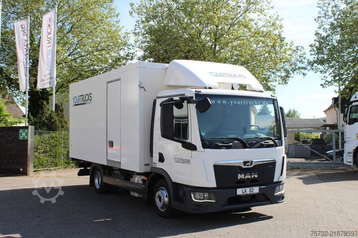 Refrigerator body van MAN TGL 7.160 Kühlkoffer 5m Seitentür Strom Tür+LBW