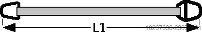 Hebeband DIN EN 1492-1 L.2m - 1 ST  