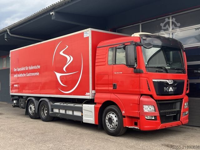 Refrigerated truck MAN TGX 26.440 Retarder Standklima LBW MitsubisTU100