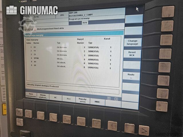 VERTIKALES BEARBEITUNGSZENTRUM CHIRON FZ 18 W MAGNUM HIGH SPEED