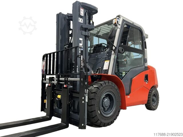 Diesel front loader Heli CPCD50- G3-5t - 4,7m Hub Triplex - Kabine Garantie