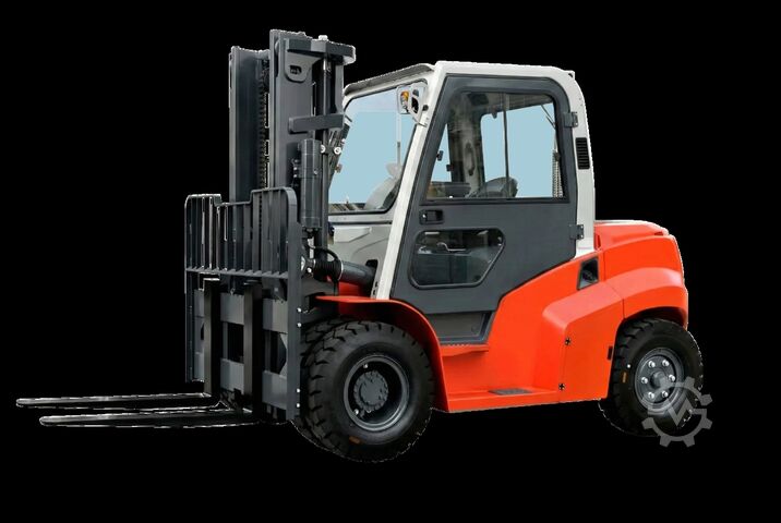 Diesel front loader Heli CPCD50-G3-5t - 4m Hub Duplex Vollkabine - Garantie