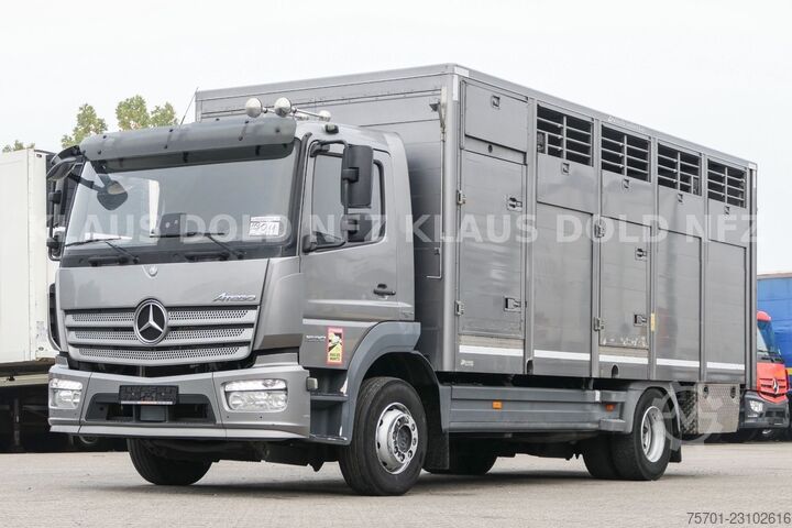 Cattle truck MERCEDES-BENZ Atego 1530 Viehtransporter Kamera Euro 6