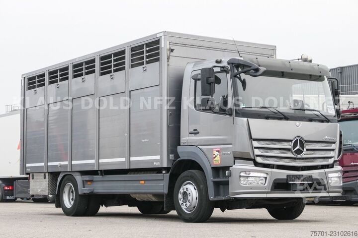 Cattle truck MERCEDES-BENZ Atego 1530 Viehtransporter Kamera Euro 6