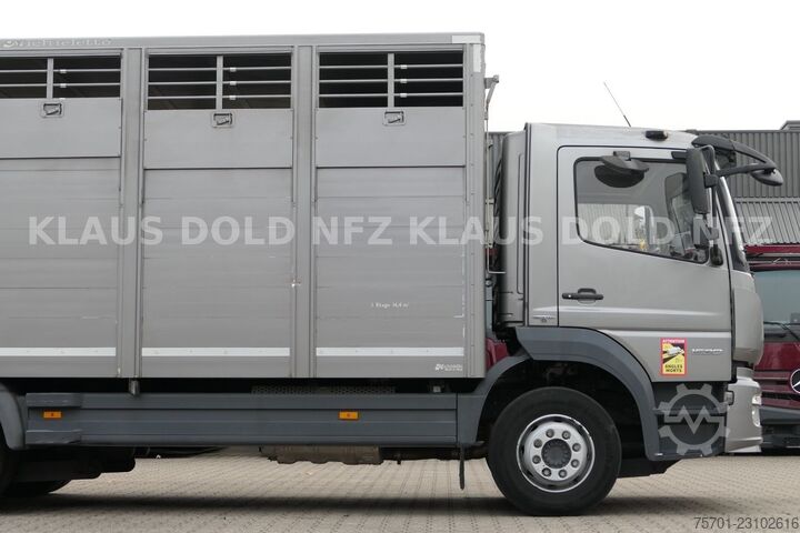 Cattle truck MERCEDES-BENZ Atego 1530 Viehtransporter Kamera Euro 6