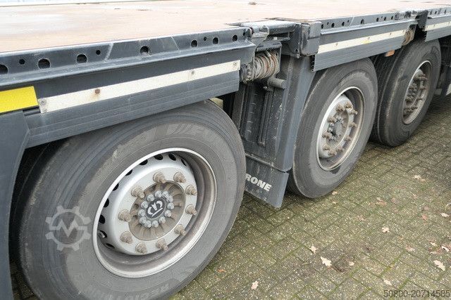 Auflieger mit Arbeitsbühne KRONE SDP 27, Container, Rungen, 2x Lift, Multi-Lock