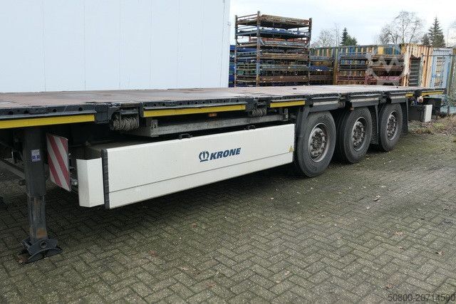 Auflieger mit offener Pritsche KRONE SDP 27, Container, Rungen, 2x Lift, Multi-Lock