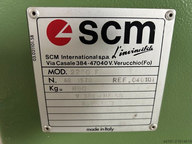 Surface/thickness planer SCM 2250 SCM 2250