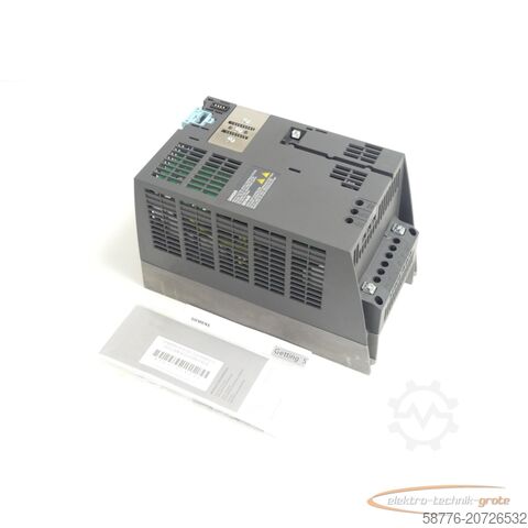 Component Siemens 6SL3224-0BE23-0UA0 Power Module 240 SN:XAH705-000493 - ! -
