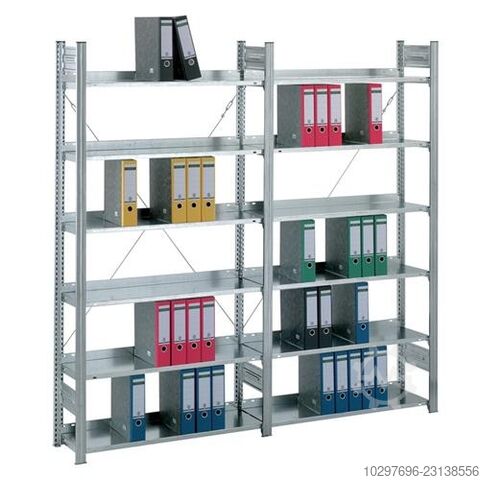 Boltless shelving unit, light grey, H1750xW750xD600mm - 1 pc  